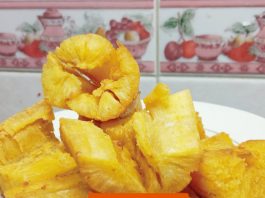 MENGOLAH SINGKONG GORENG agar merekah