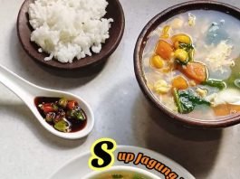 memasak Sup Jagung Wortel Sosis