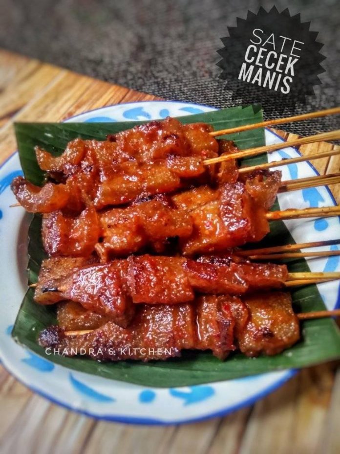 sate cecek manis SATE CECEK MANIS
