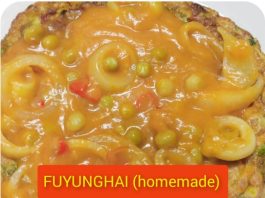 resep FUYUNGHAI (homemade)