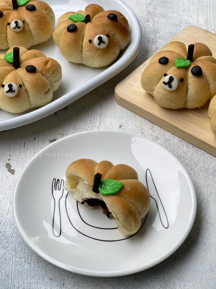 resep Roti Labu Isi Coklat