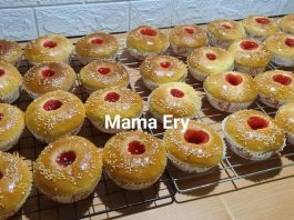 Kreasi Roti untuk jualan Roti Strawberry