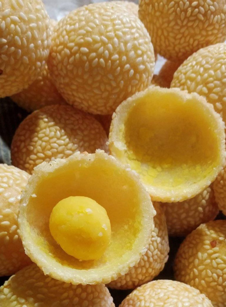 Gurihnya Kelezatan Kulit yang Tipis : resep Onde-onde kopong by Nabila