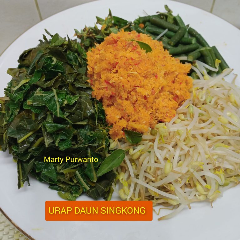resep URAP DAUN SINGKONG by Marty Purwanto