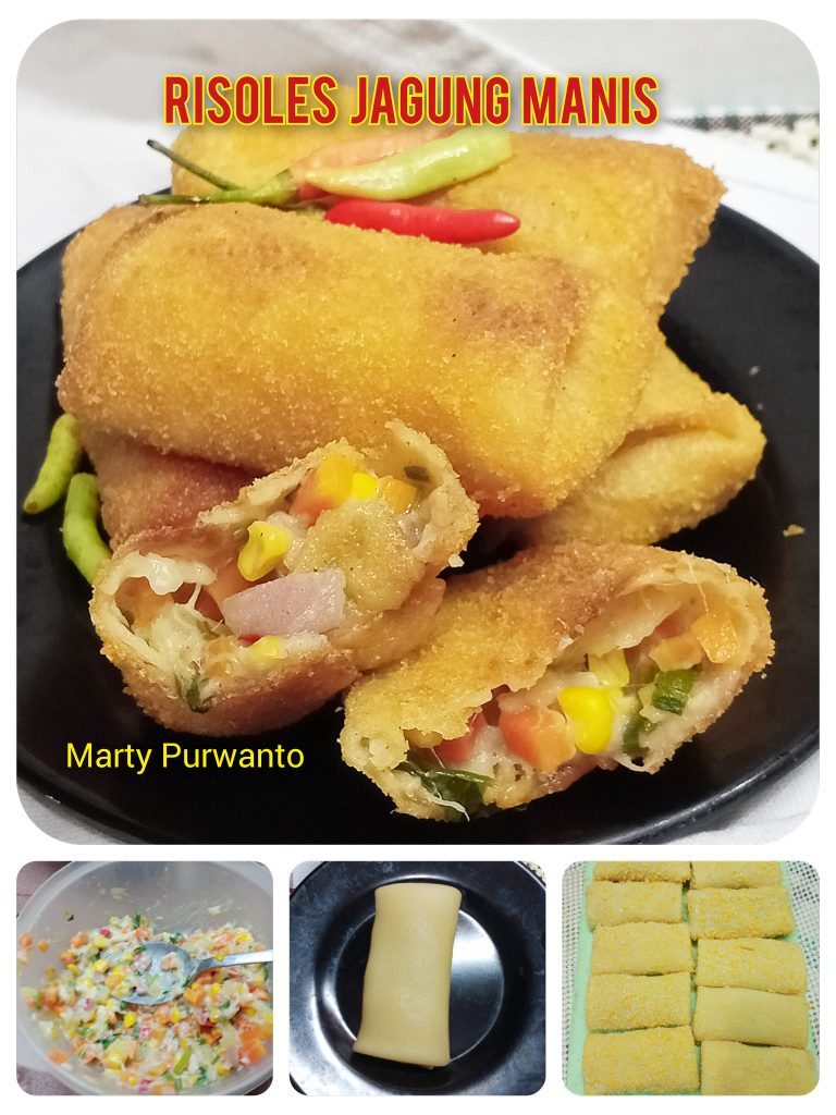 camilan hari ini RISOLES JAGUNG MANIS by Marty Purwanto
