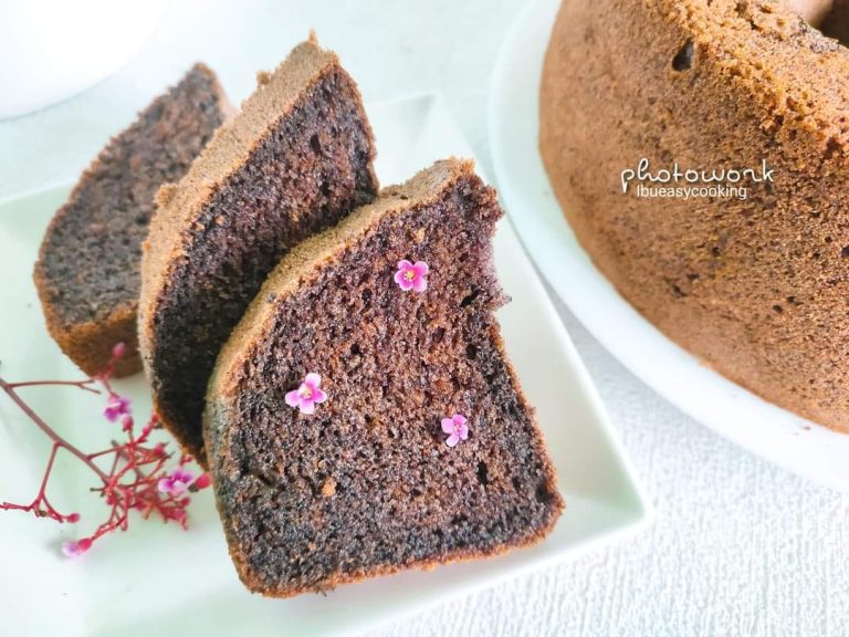 baking recipe BOLU KETAN HITAM by nita