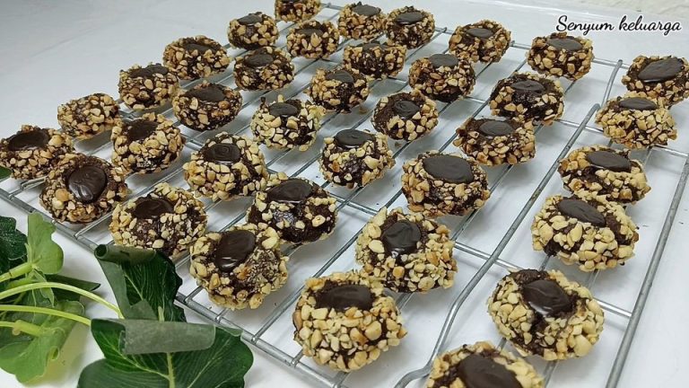 Cookies enak simple tanpa cetakan tanpa mixer Thumprint choco cookies by Fatiha