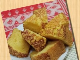 CAKE TAPE KEJU atau bolu tape keju by Marty Purwanto