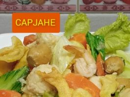 Menu jadul yang mirip sayur cap cay - CAPJAHE by Marty Purwanto