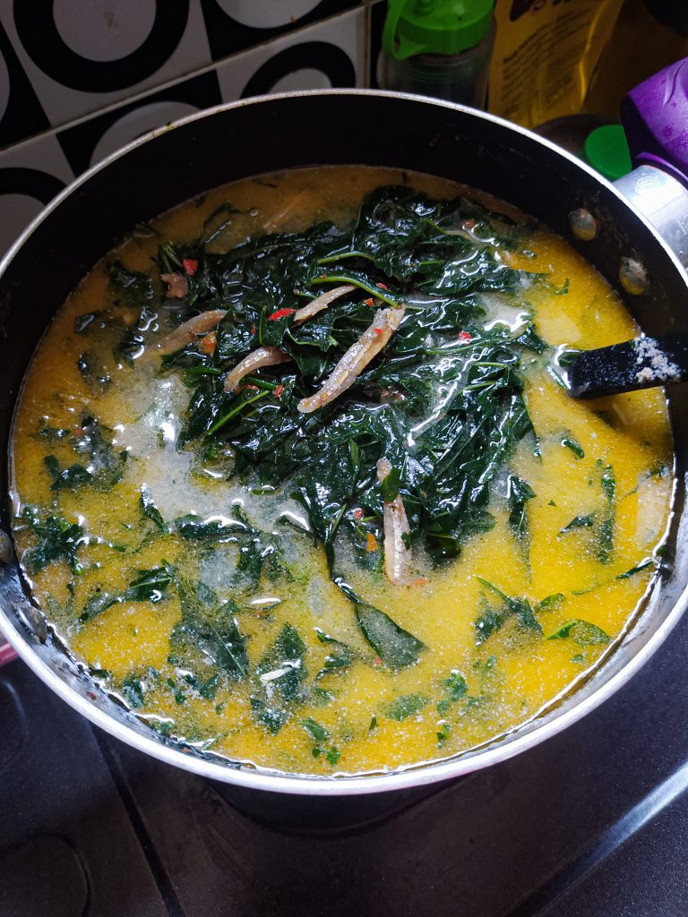 DAUN PEPAYA JEPANG MASAK SANTAN by Dianfatma Wulan