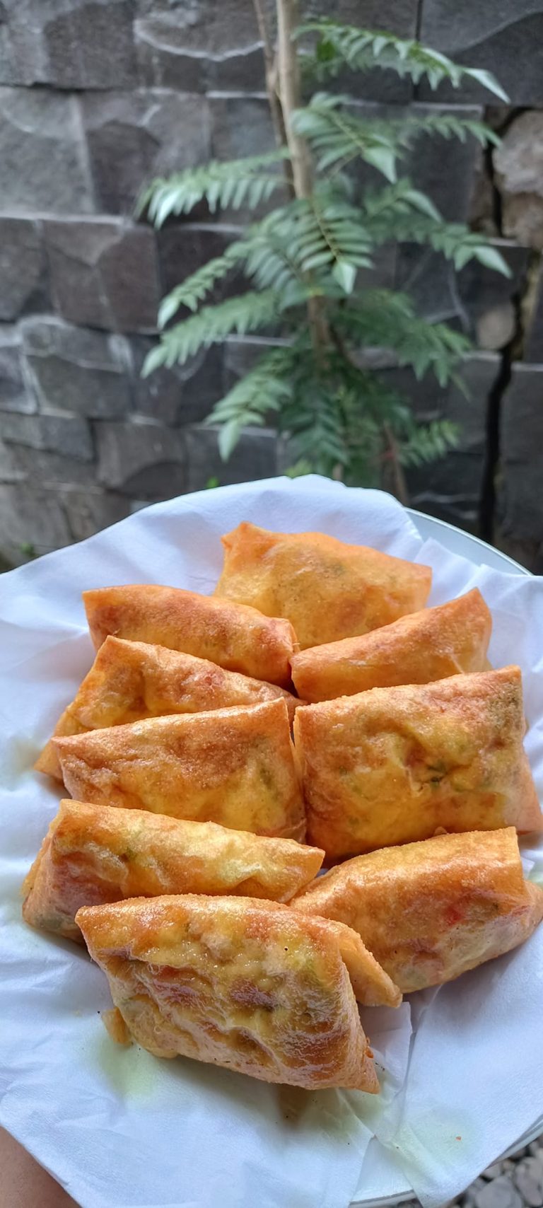 Martabak Tahu lauk pendamping atau cemilan menu hari ini by Faray Soraya