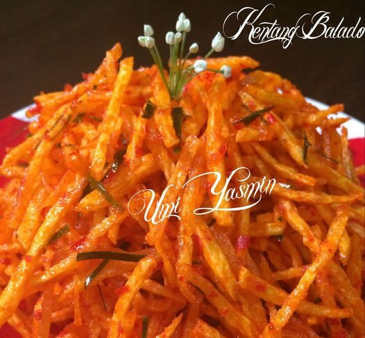 camilan enak Kentang Balado by Fah Umi Yasmin