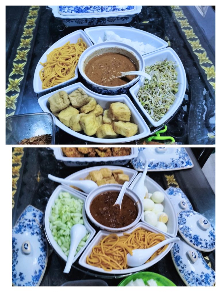 pecel lontong mie gomak by Yanti Maryanti