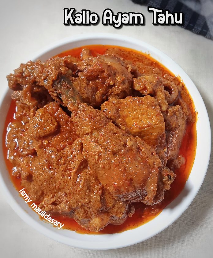 resep Kalio Ayam Tahu