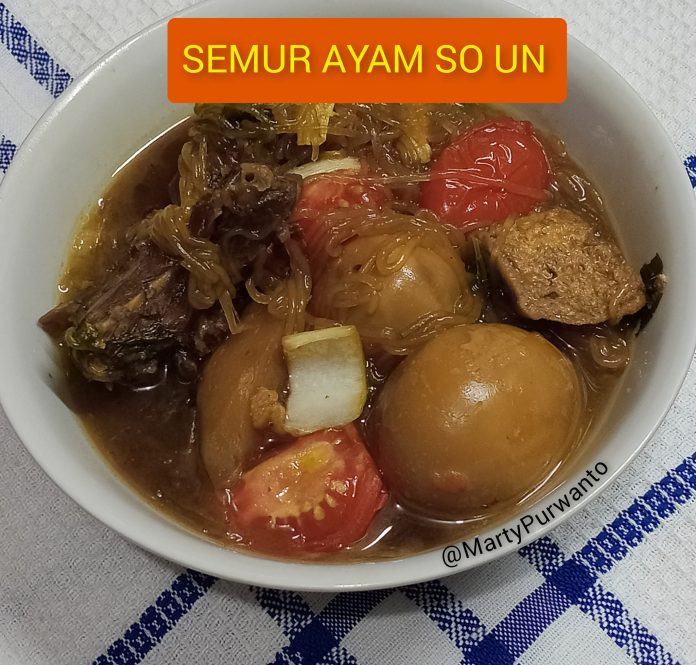 resep SEMUR AYAM by Marty Purwanto