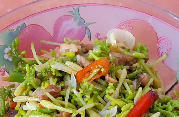 resep TUMIS BUNGA PEPAYA (anti pahit) by Umi Nasuhati