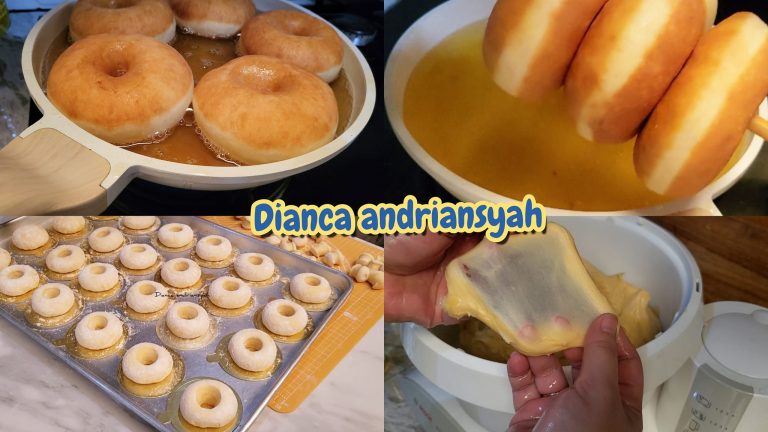 membuat donat kentang yang super lembut, empuk dan enak by Dianca Andriansyah